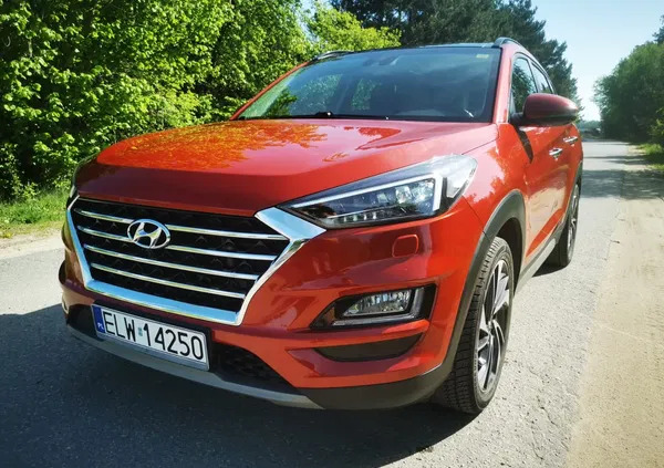 łódzkie Hyundai Tucson cena 84000 przebieg: 157000, rok produkcji 2019 z Rzgów